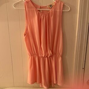 Ya Los Angeles Pink Sleeveless Blouse
